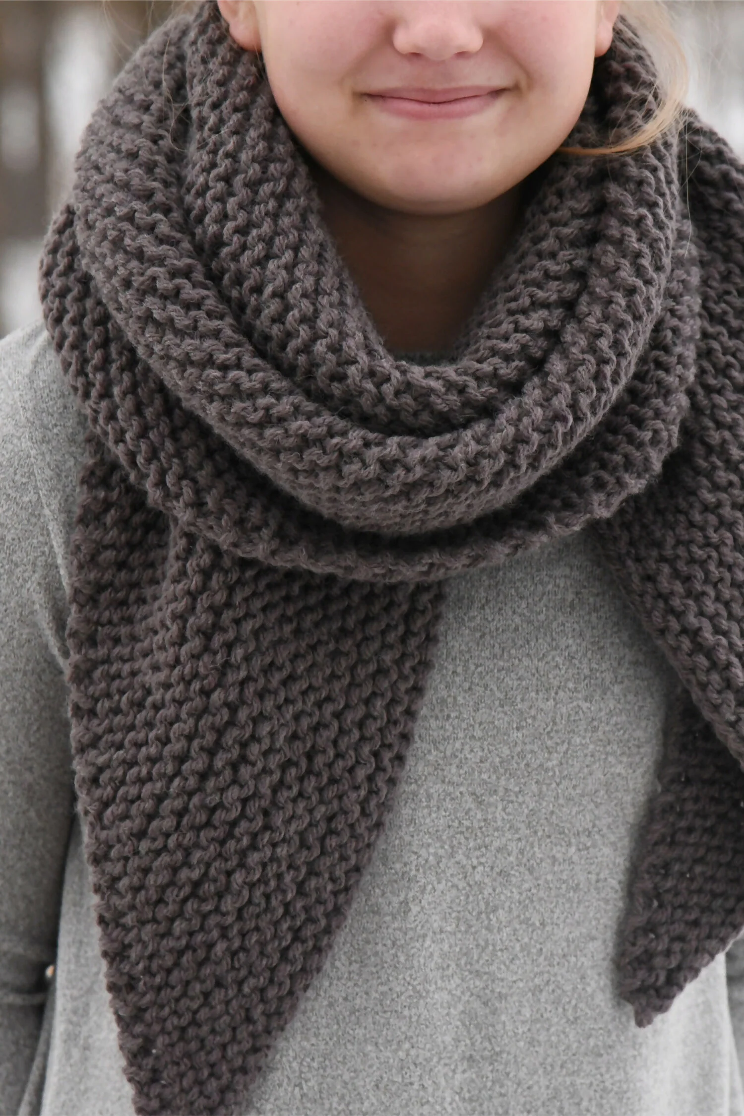 Marlowe Chunky Scarf (Knit) - Image 2