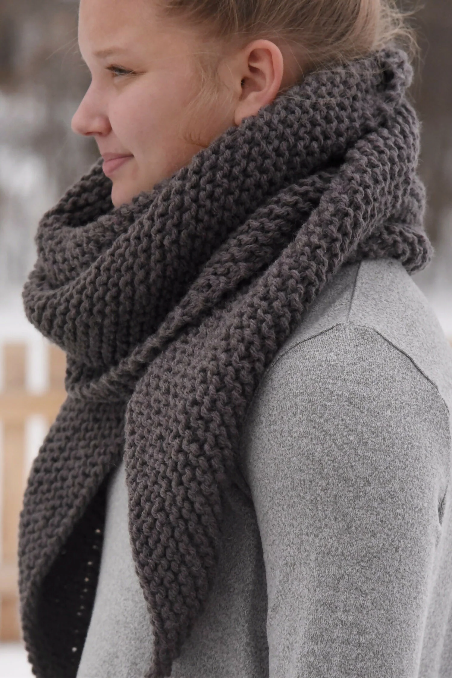 Marlowe Chunky Scarf (Knit) - Image 3