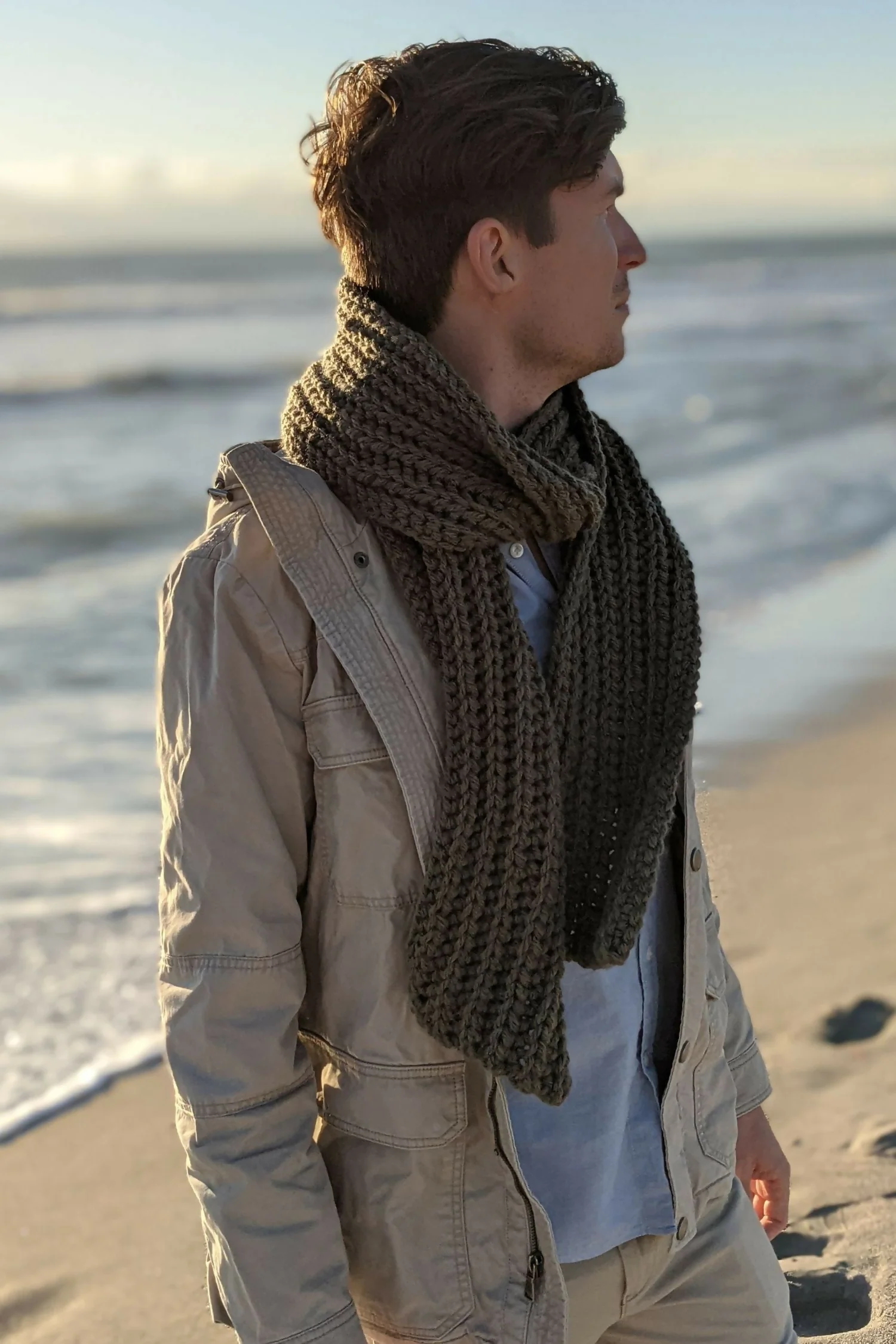 Men's Scarf (Crochet) - Image 2