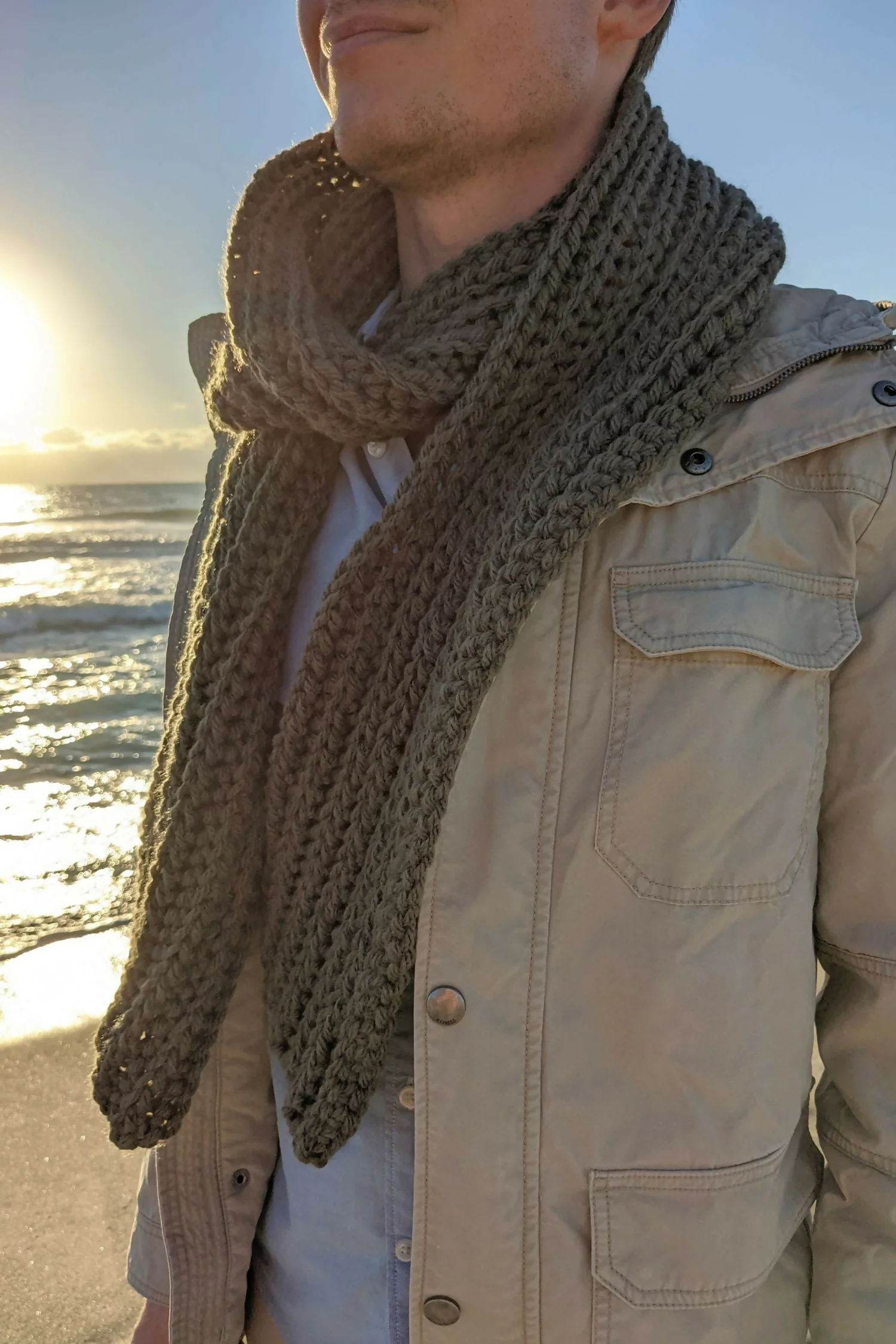 Men's Scarf (Crochet) - Image 3