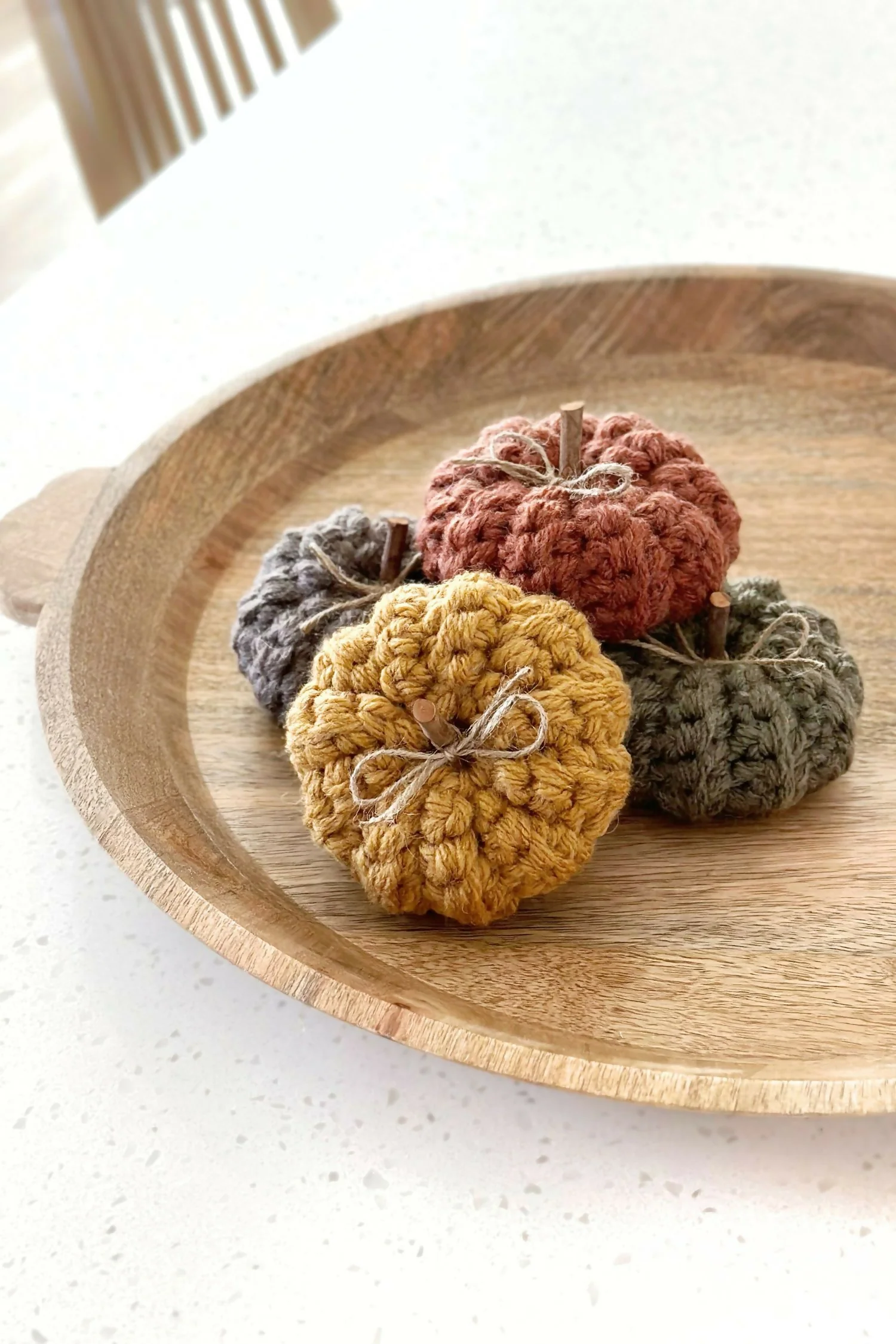 Mini Ribbed Pumpkins (Crochet) - Image 2
