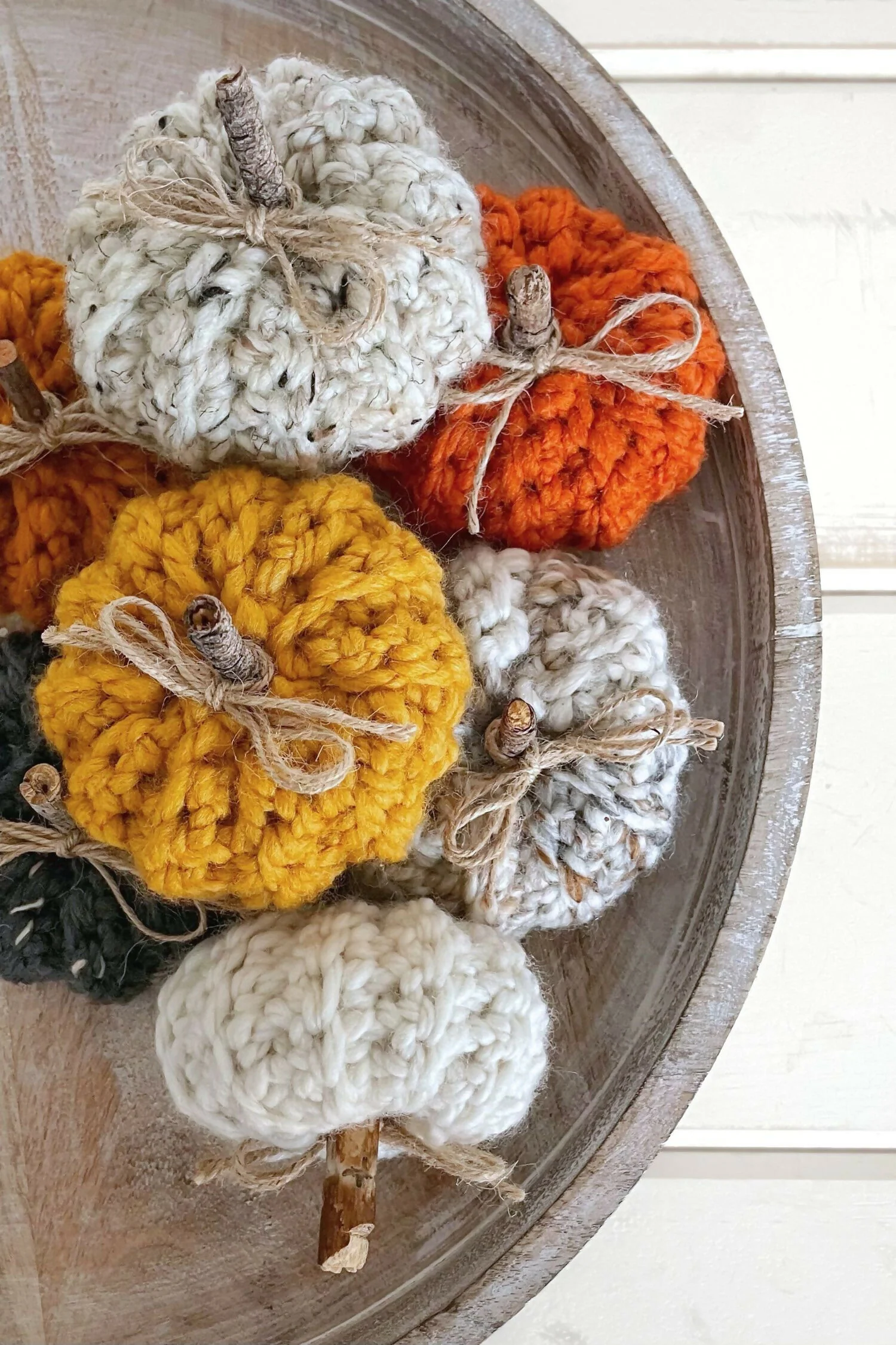 Mini Ribbed Pumpkins (Crochet) - Image 3