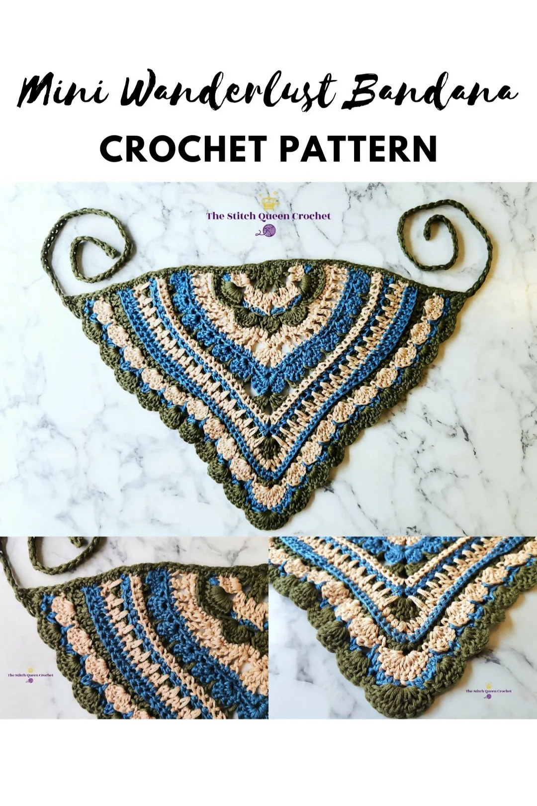 Mini Wanderlust Bandana (Crochet) - Image 3