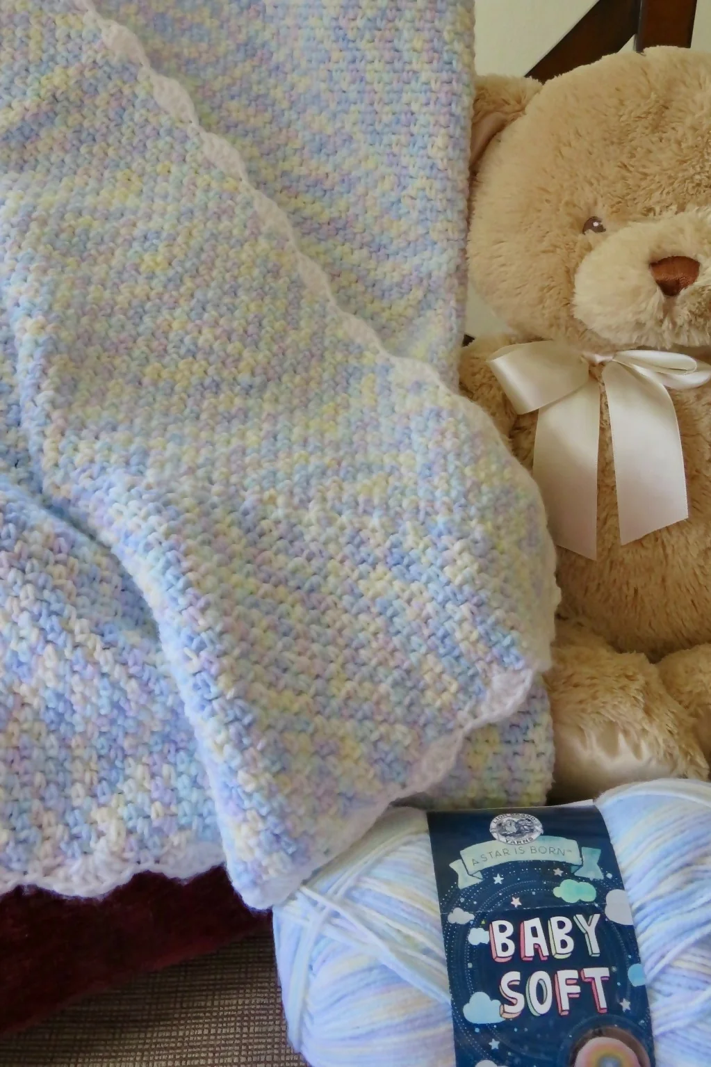 Morning Whispers Baby Blanket (Crochet)