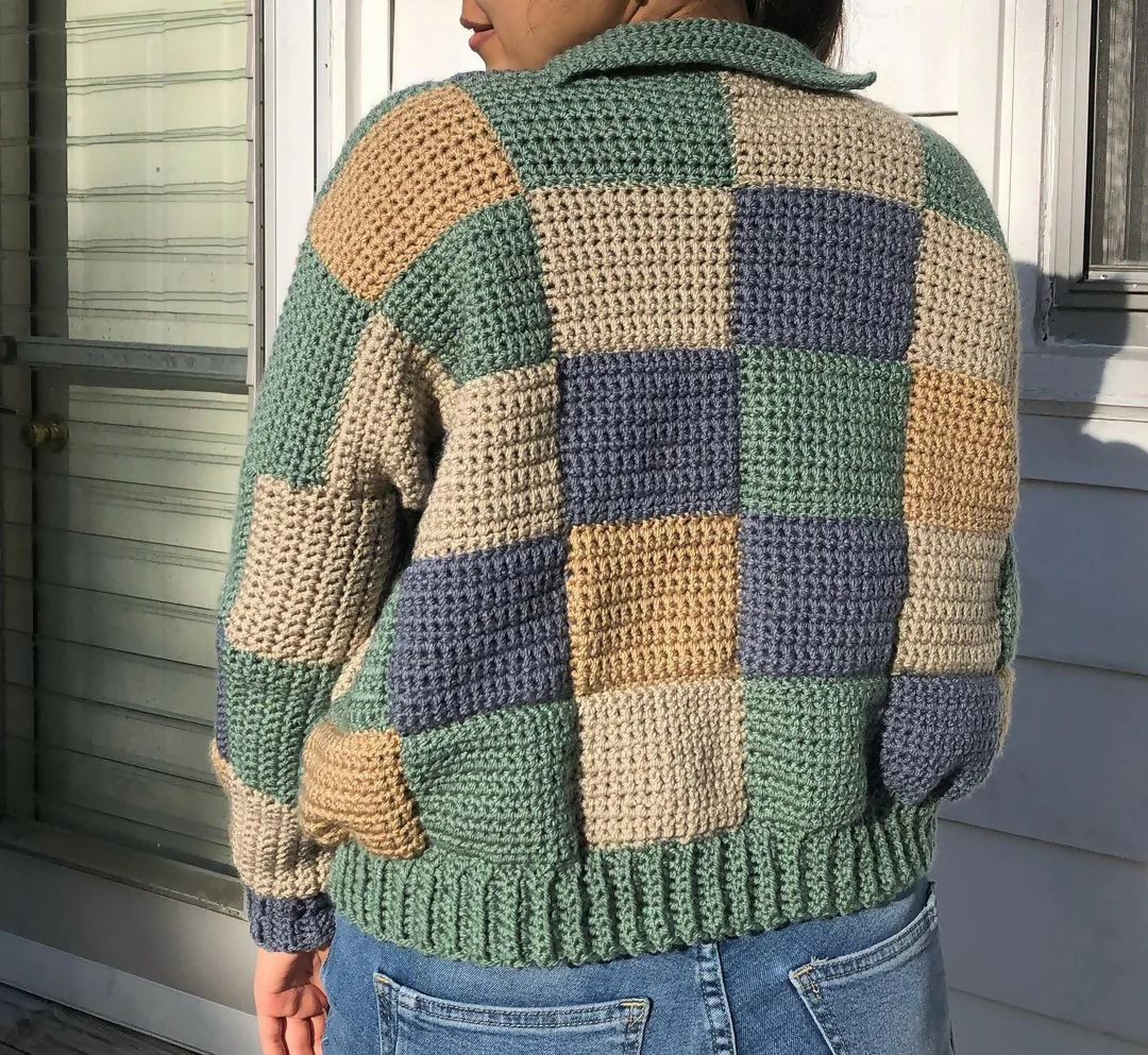 Patchwork Patty Cardigan (Crochet) - Image 3