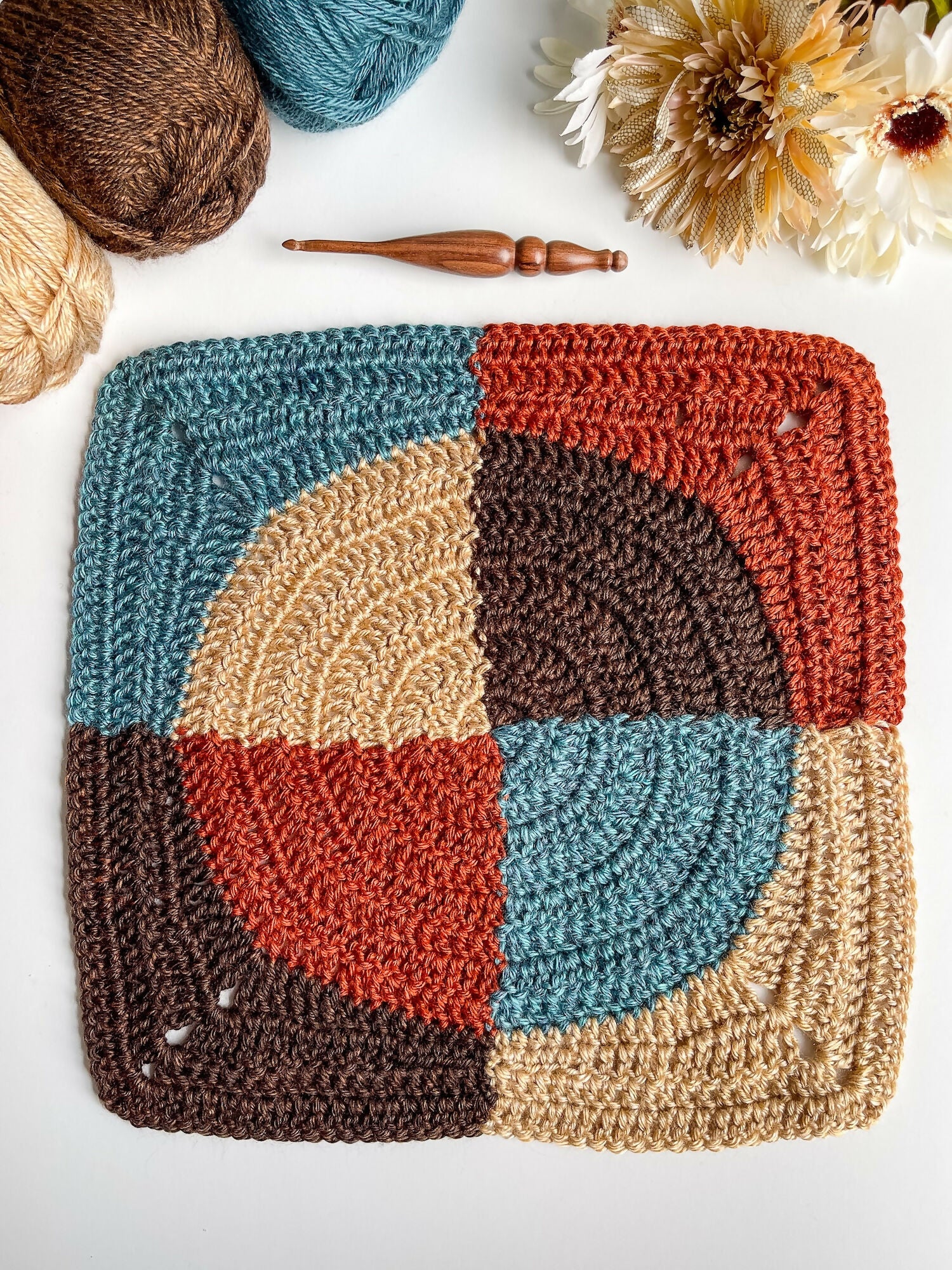 Patchwork Revelry Blanket (Crochet) - Image 4