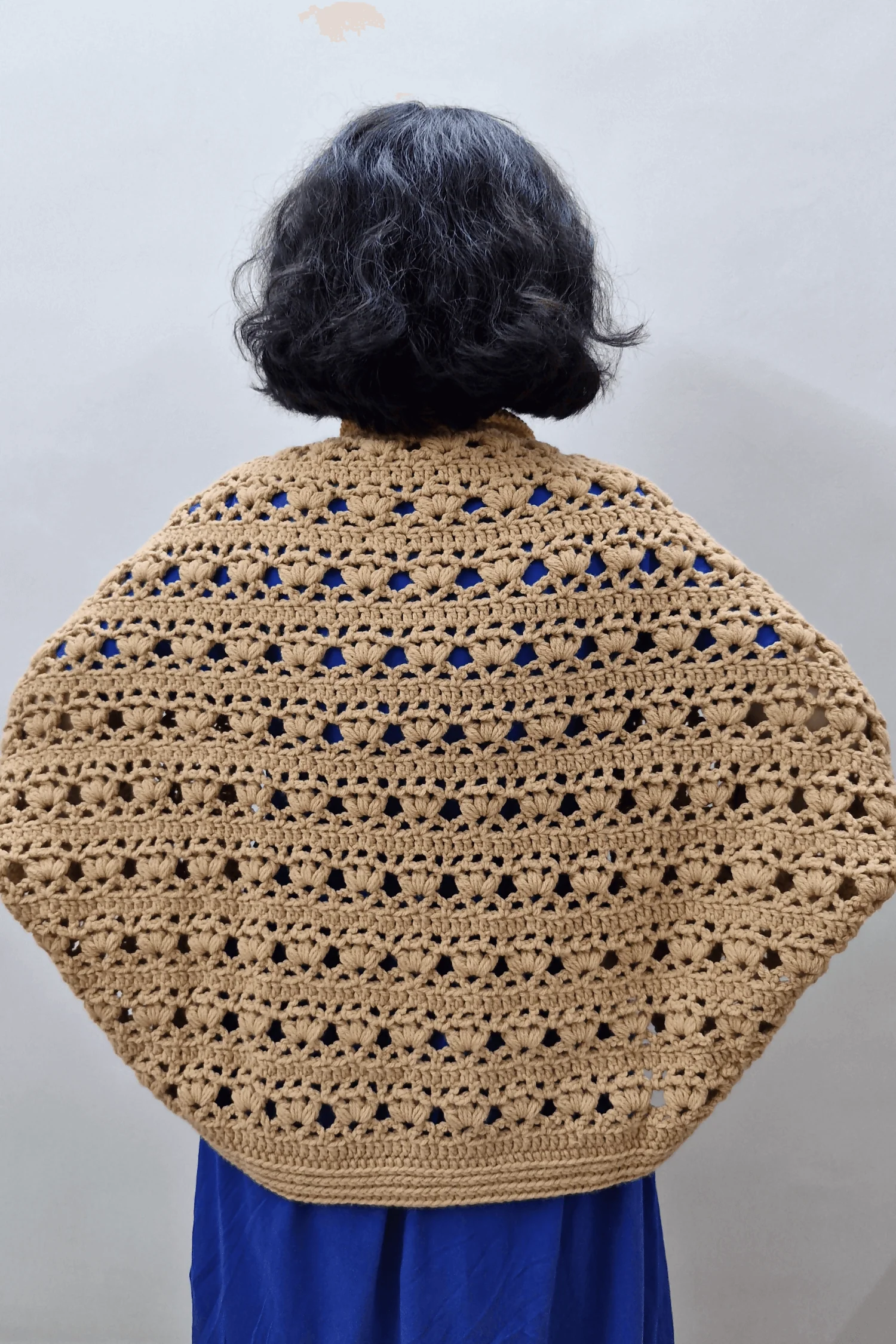 Pumpkin Pie Cocoon Shrug (Crochet) - Image 3