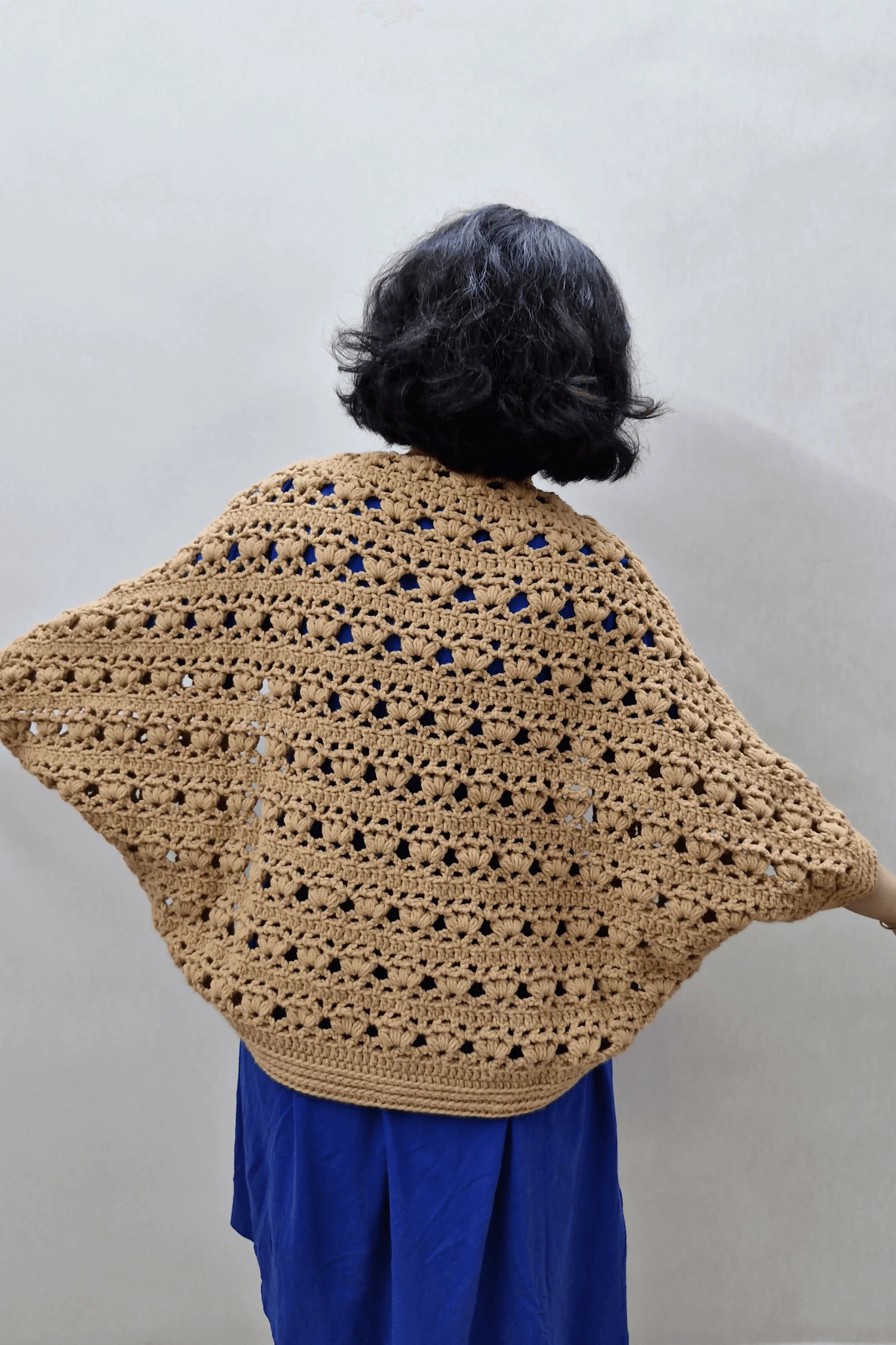 Pumpkin Pie Cocoon Shrug (Crochet) - Image 5