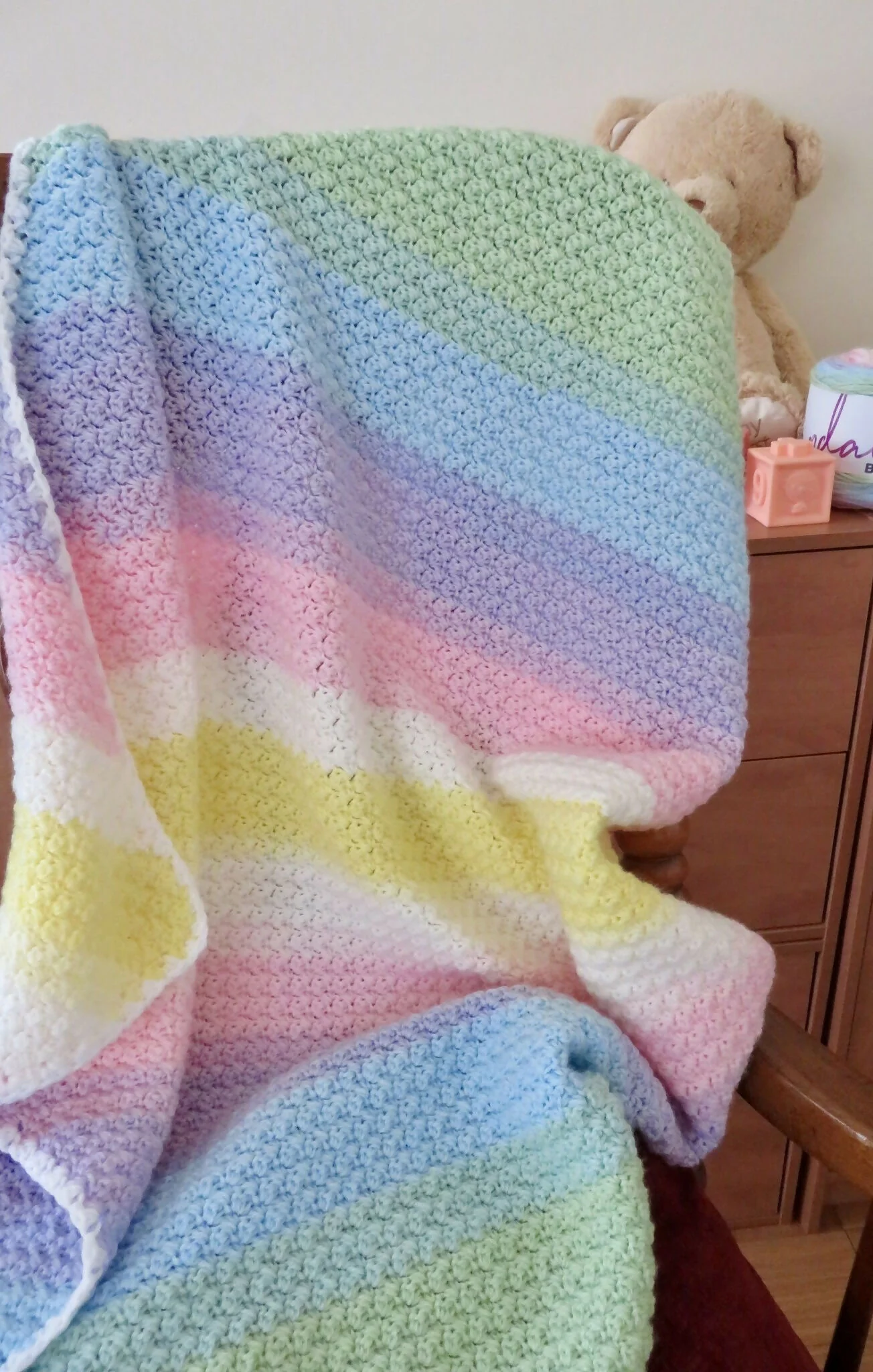 Radiant Pastels Baby Blankets: A Two-Pattern Bundle (Crochet) - Image 4