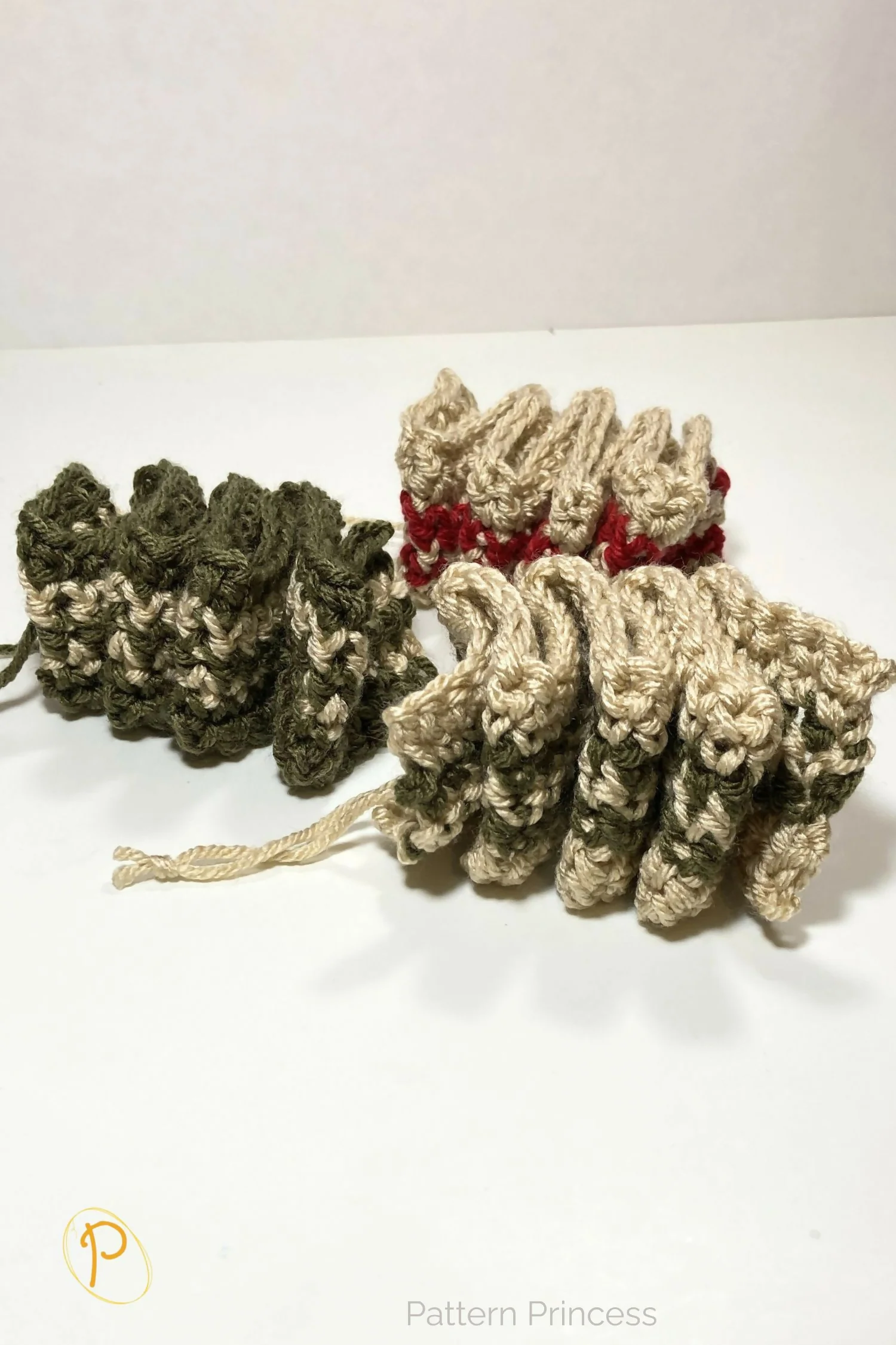 Ribbon Candy Christmas Ornament (Crochet) - Image 5