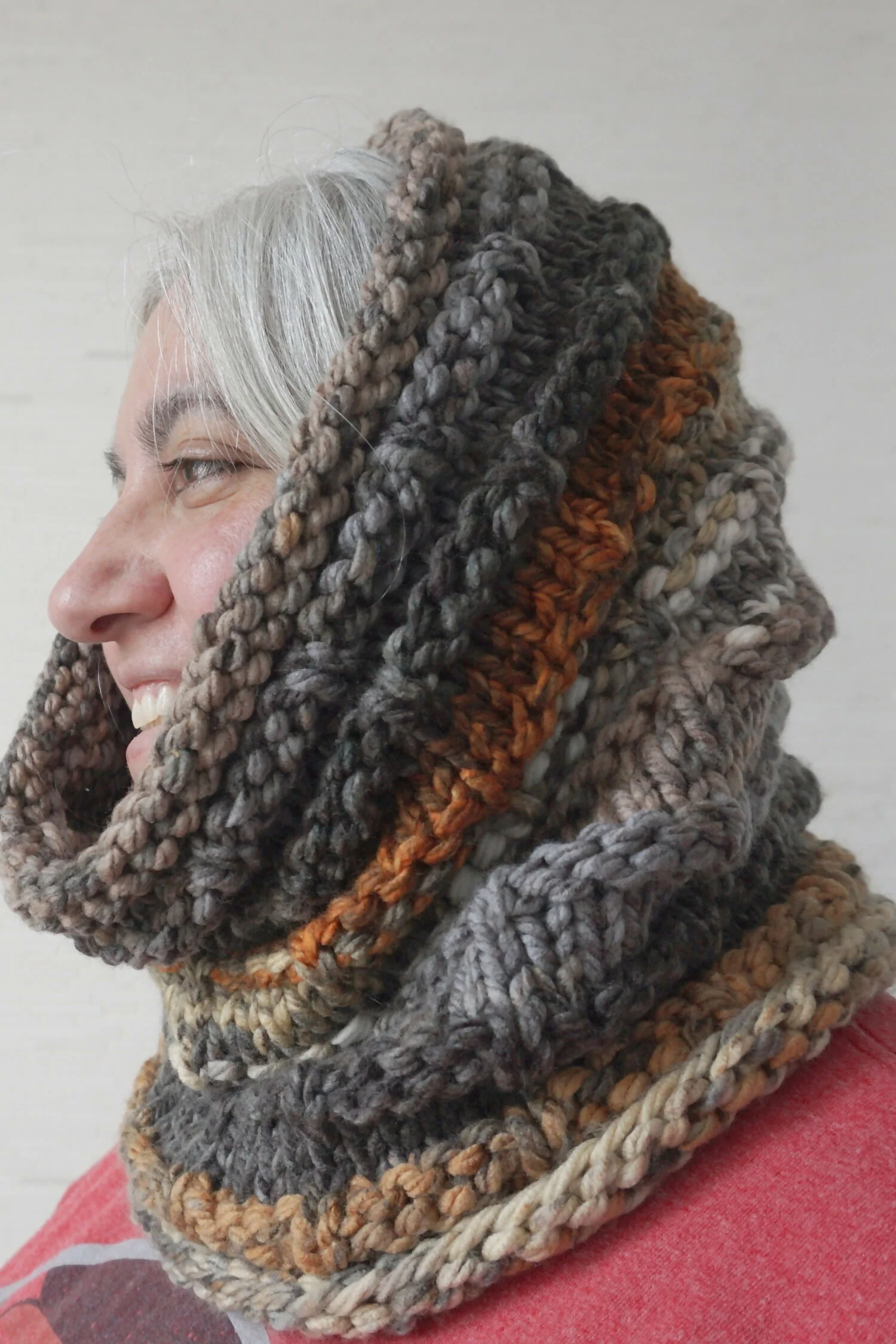 Rustic Hooded Cowl (Knit) - Image 3