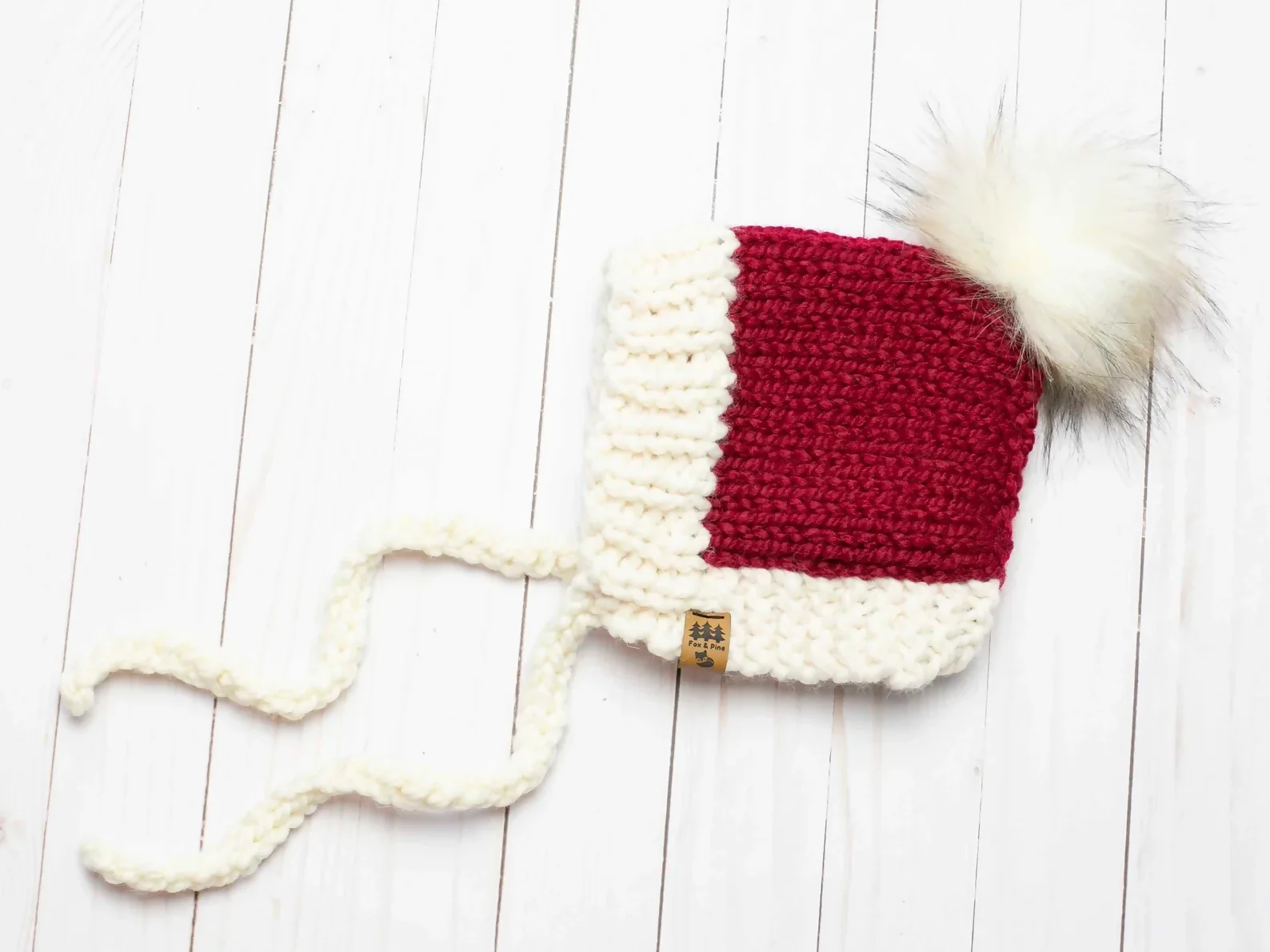 Santa Pixie Bonnet (Knit) - Image 2