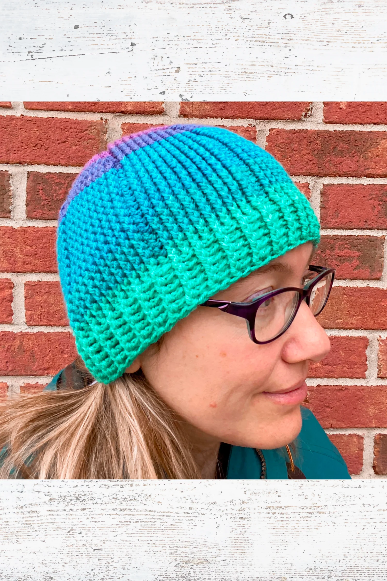 Self-Striping Simple Crochet Beanie (Crochet) - Image 2