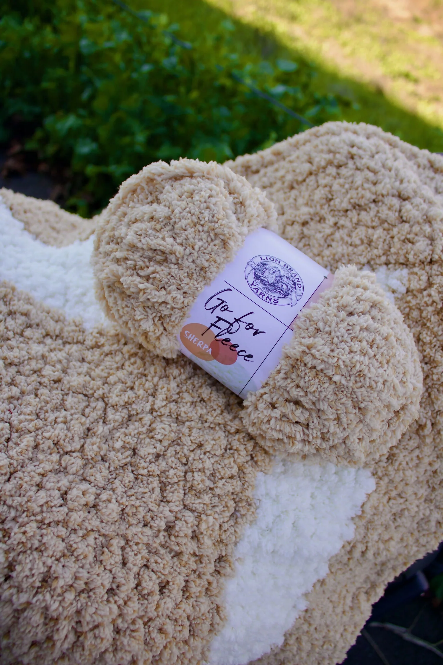 Sherpa Stroller Blanket (Crochet) - Image 3