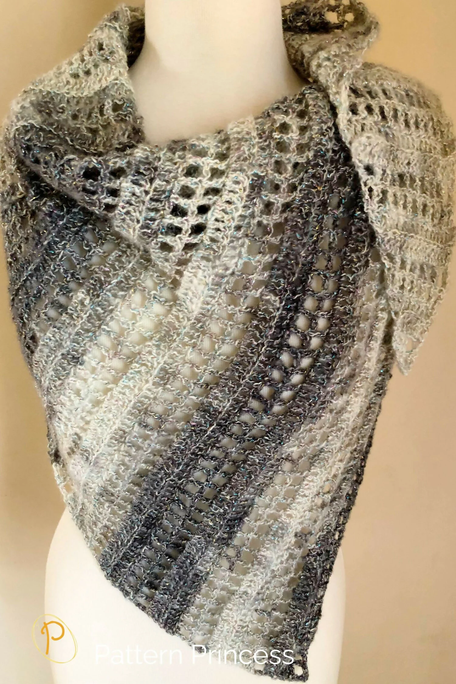 Silver Bells Crochet Shawl (Crochet) - Image 2