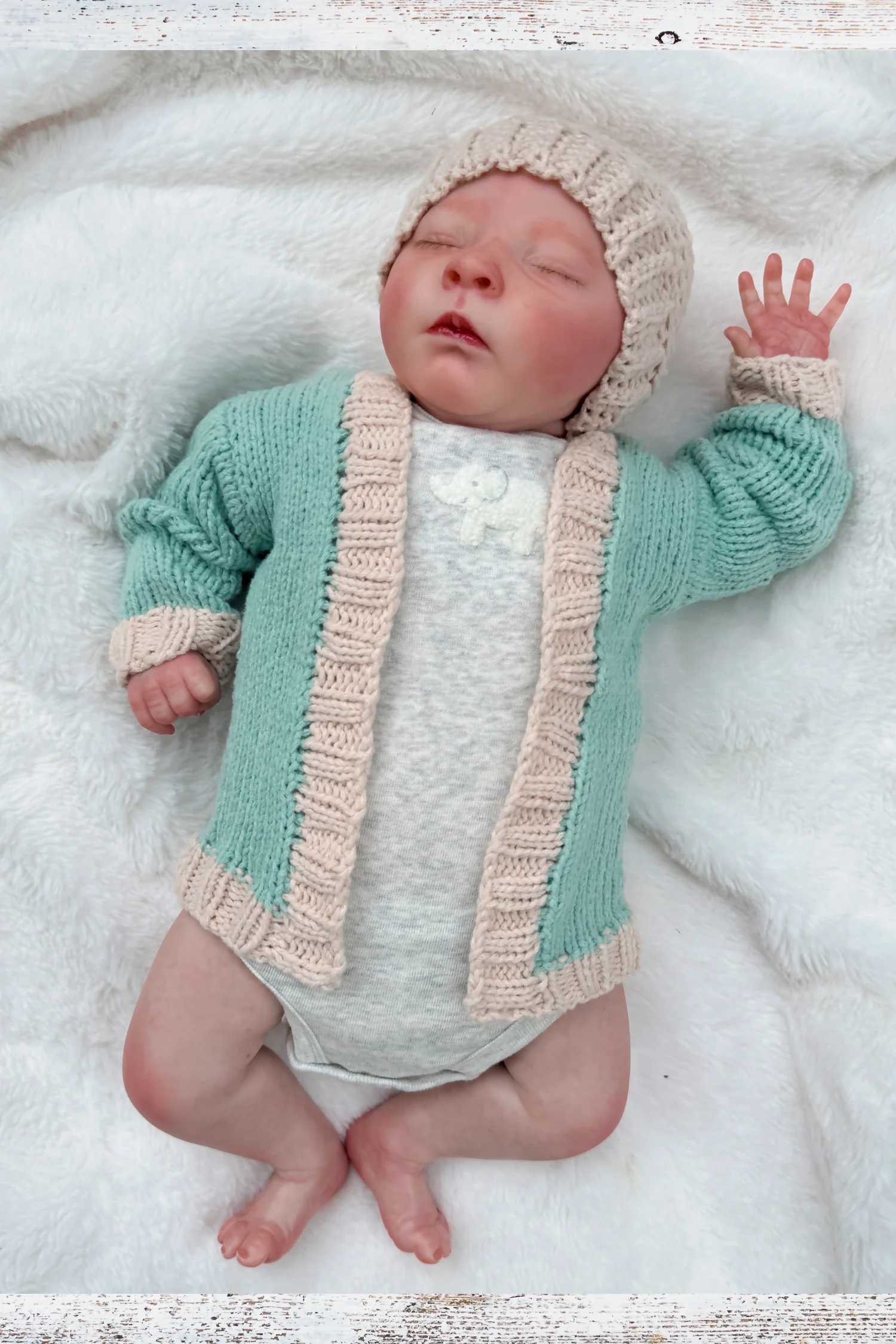 Simple Baby Cardigan (Knit) - Image 3
