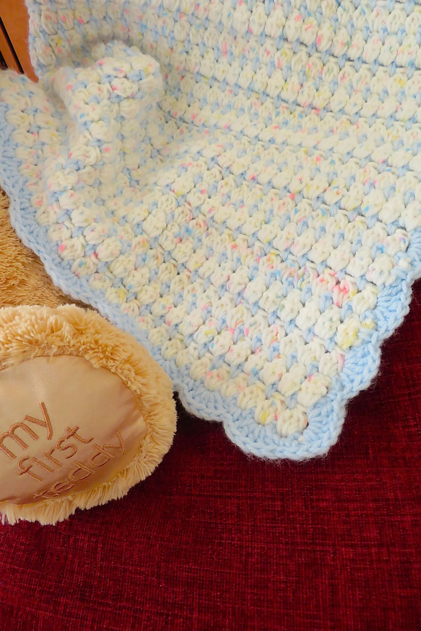 Soft Cluster Baby Blanket (Crochet) - Image 4