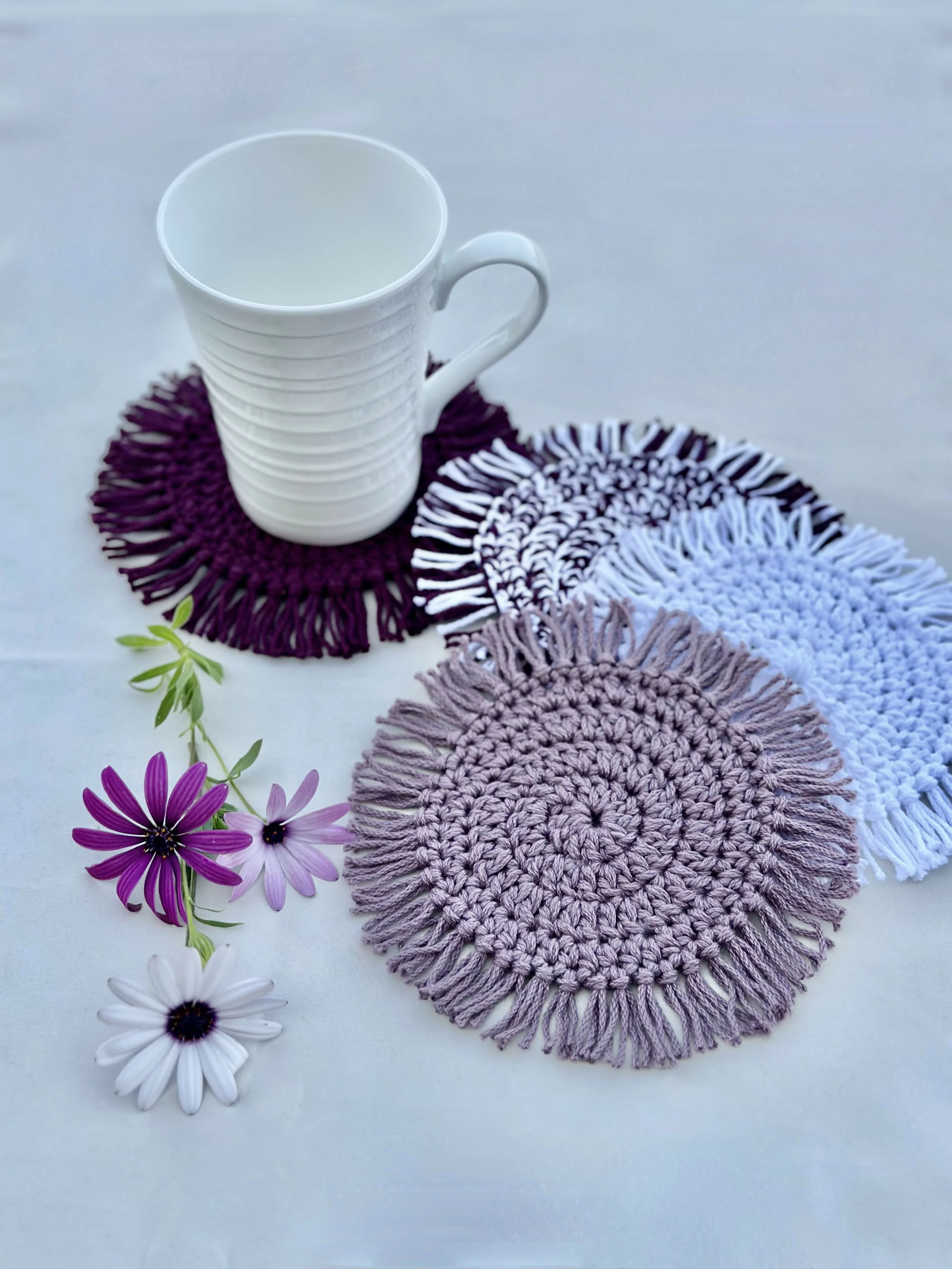 Spiral Mug Rug (Crochet) - Image 5