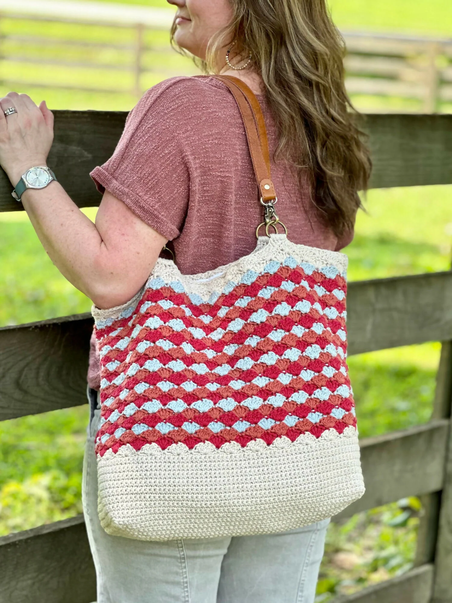 Summer Pop Crochet Tote (Crochet) - Image 7