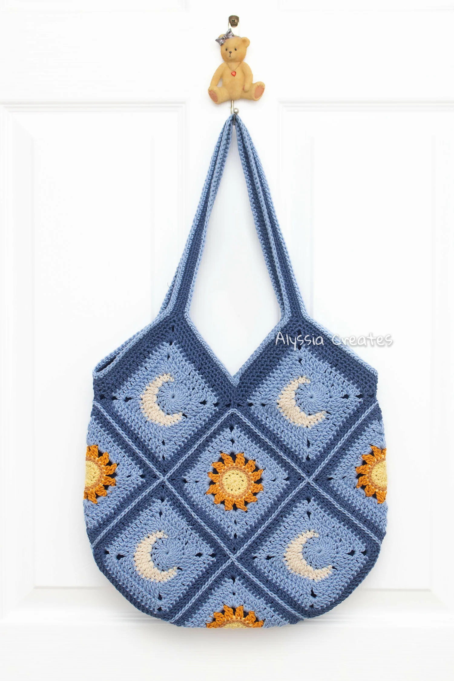 Sun and Moon Tote Bag (Crochet) - Image 3