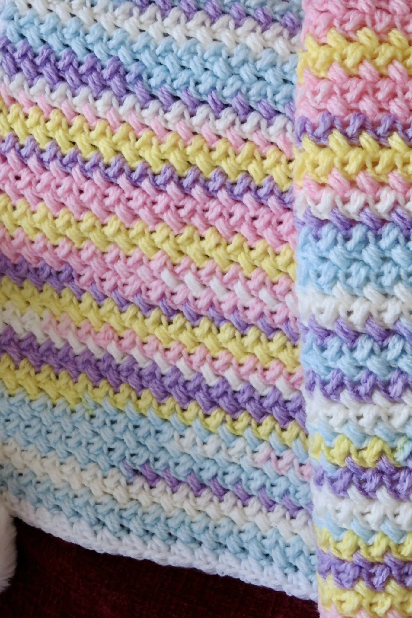 Sun-Kissed Pastels Baby Blanket (Crochet) - Image 2