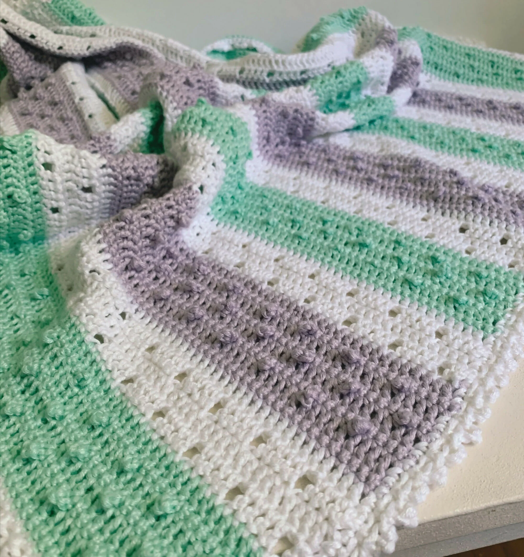 The Pretty Picot Baby Blanket (Crochet) - Image 10