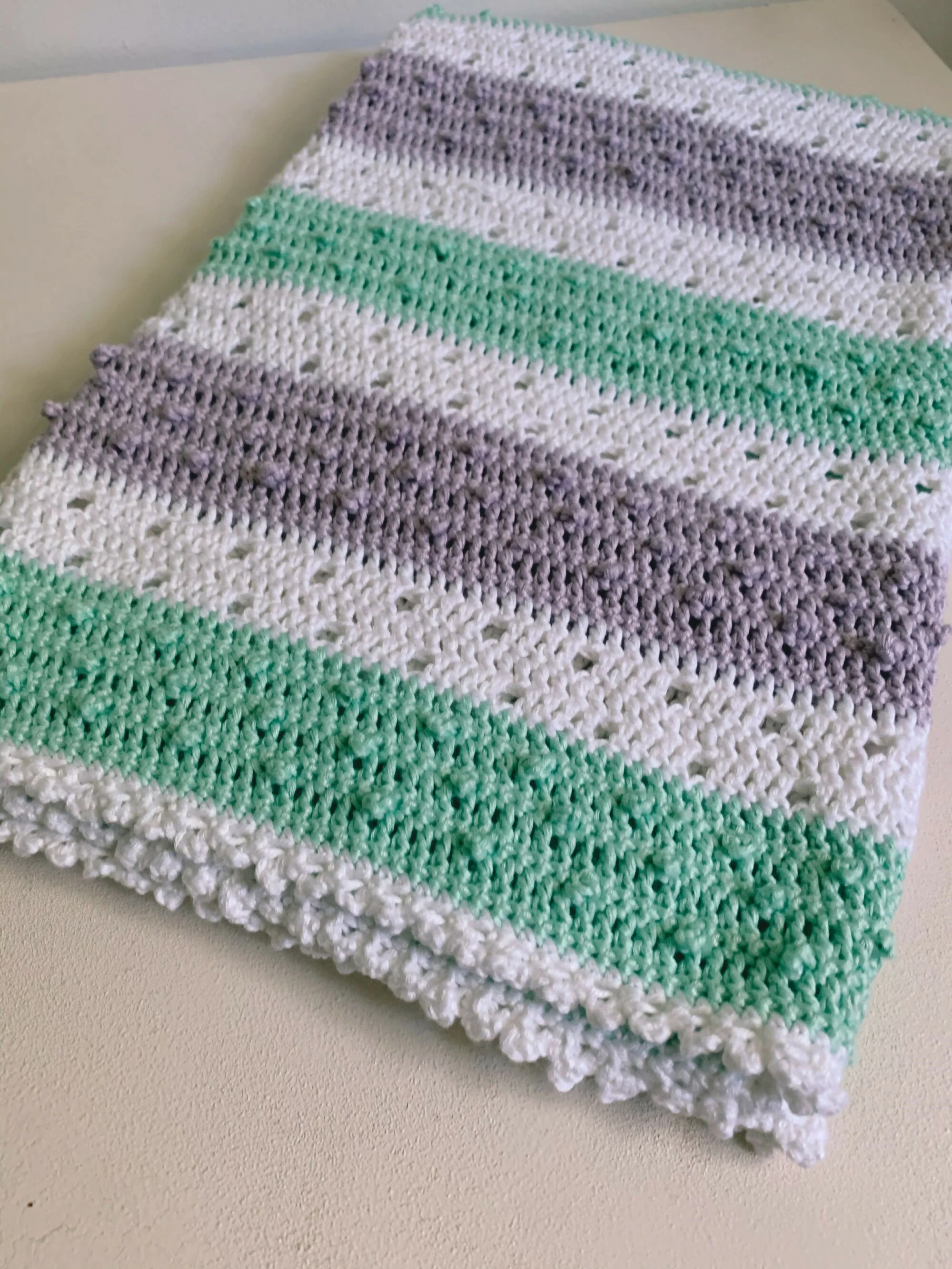 The Pretty Picot Baby Blanket (Crochet) - Image 5