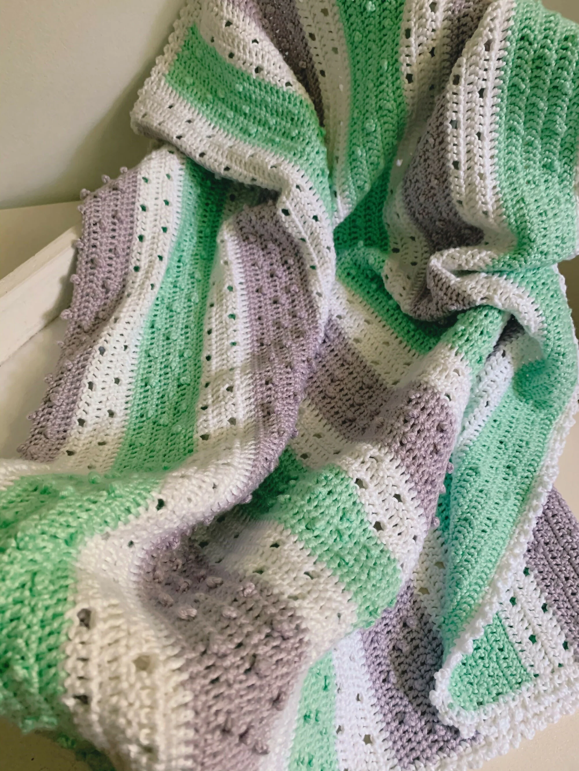 The Pretty Picot Baby Blanket (Crochet) - Image 7