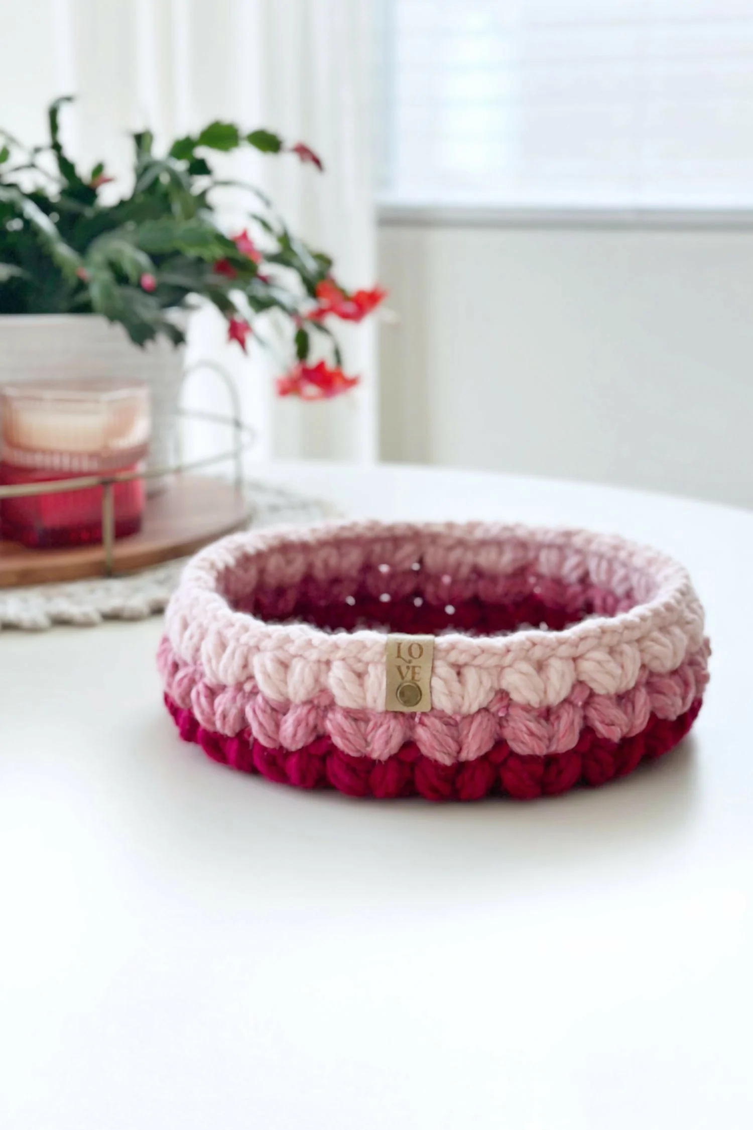 The Puffy Heart Basket (Crochet) - Image 3