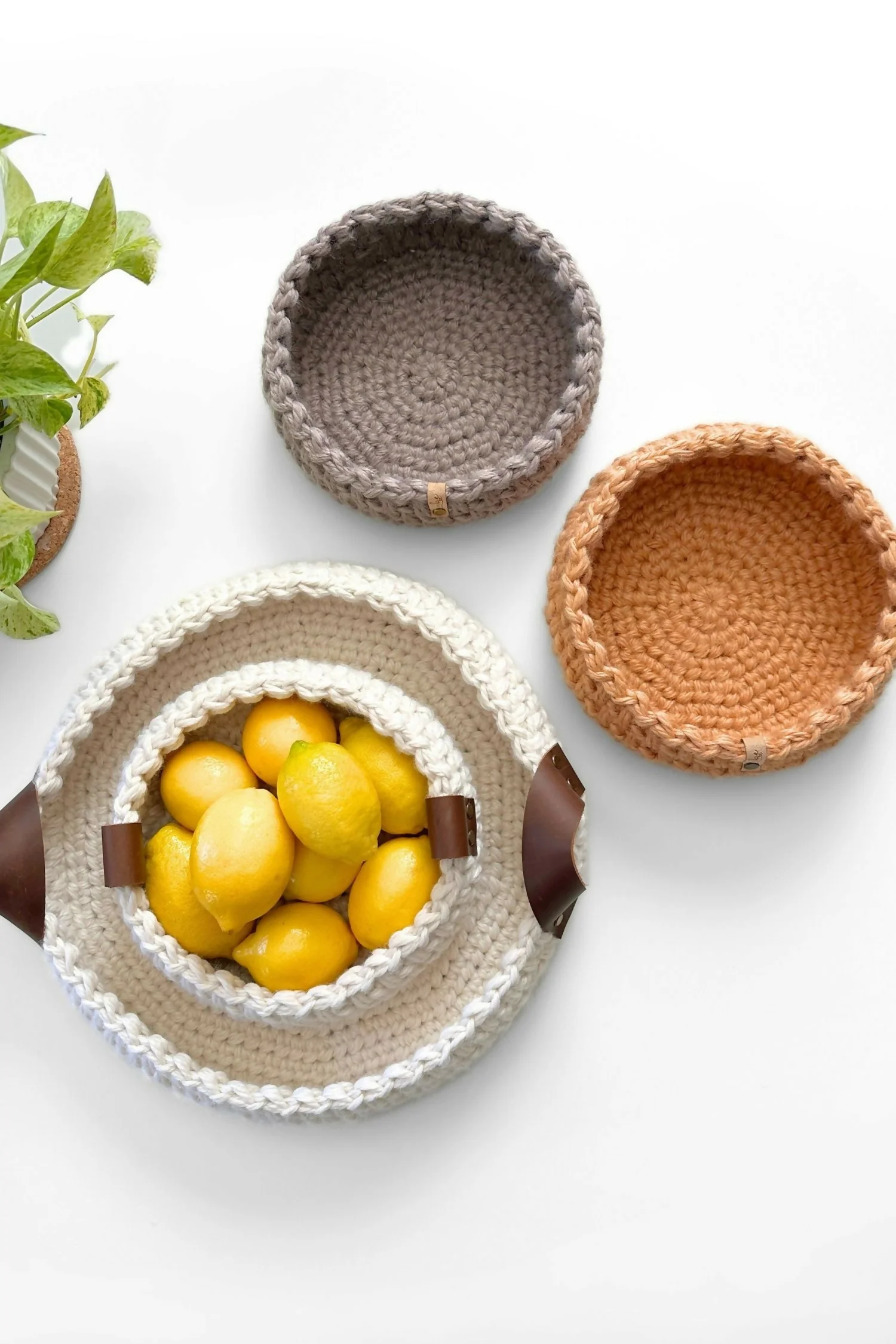 The Spike Stitch Basket & Tray (Crochet) - Image 2