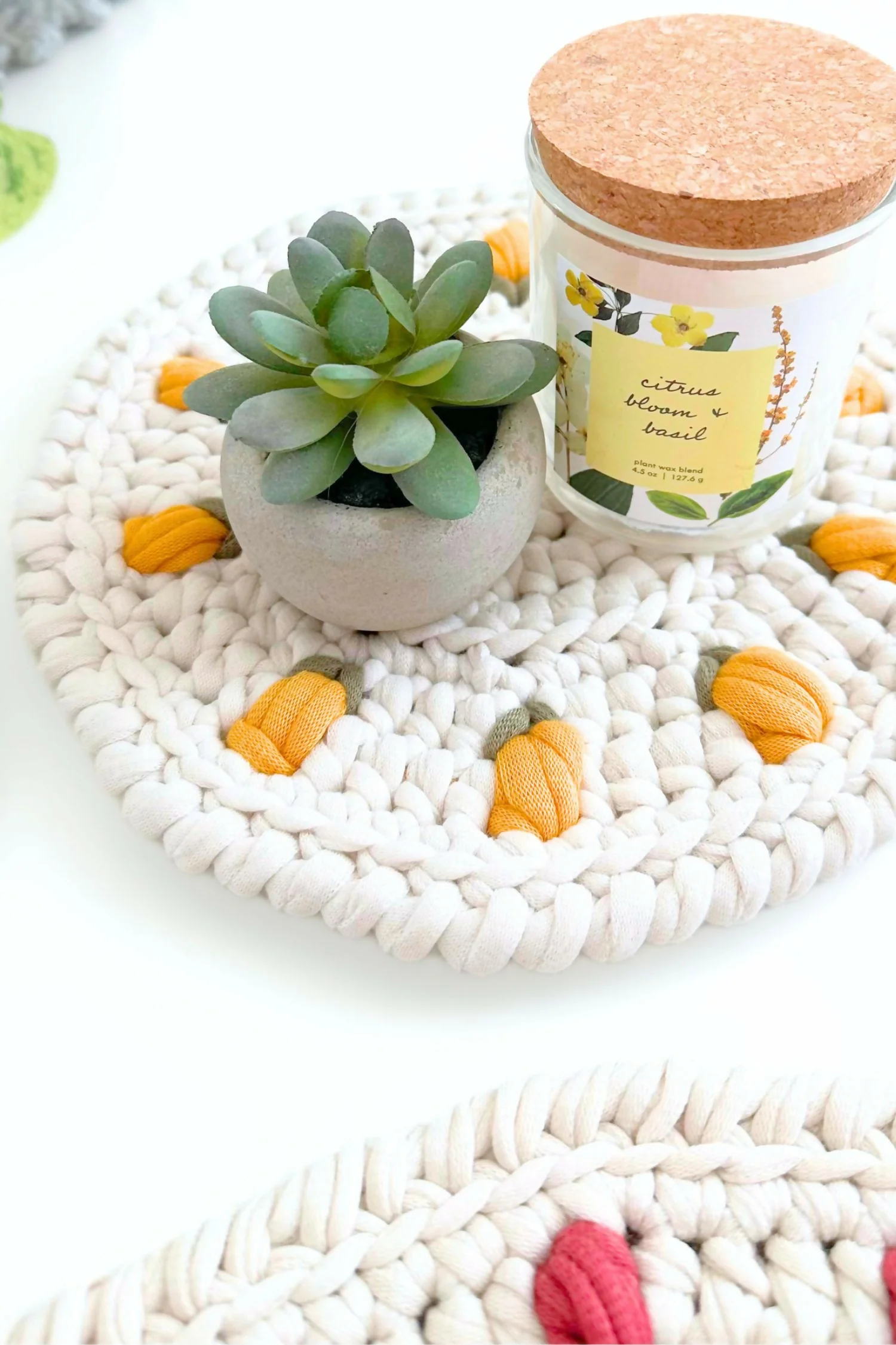 The Tulip Placemat & Doily Set (Crochet) - Image 3