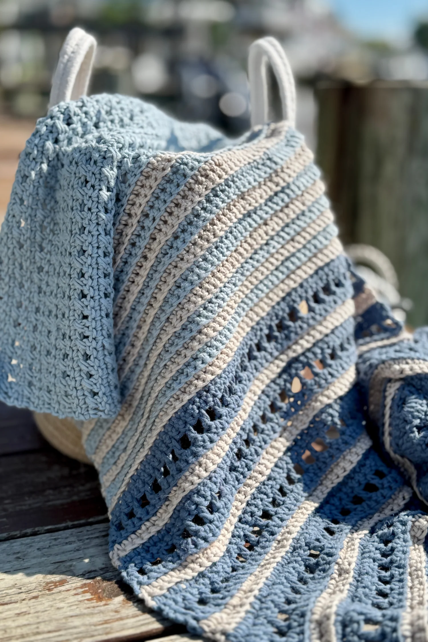 Tide And Texture Wrap (Crochet) - Image 3