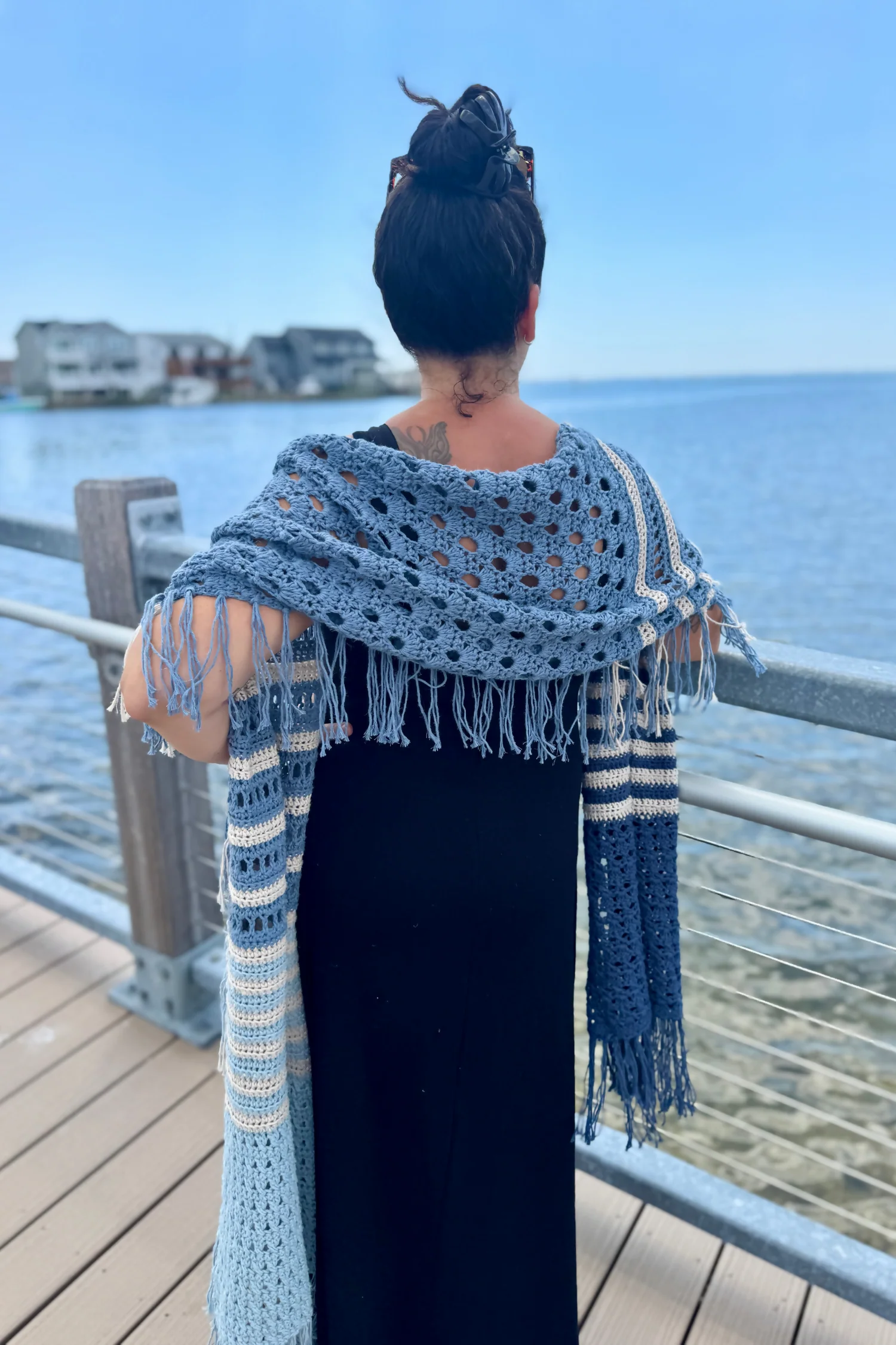 Tide And Texture Wrap (Crochet) - Image 4