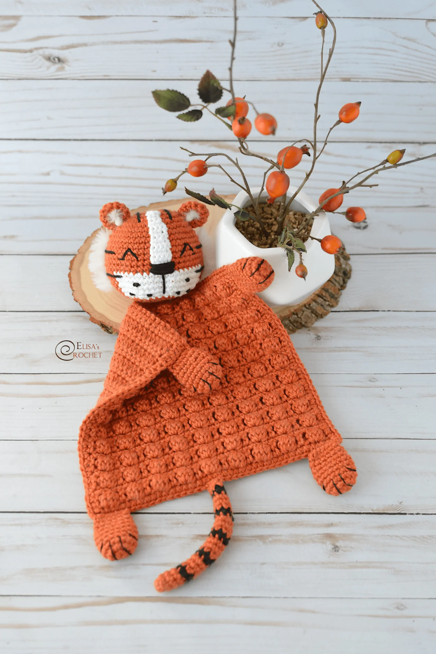 Tiger Security Blanket (Crochet) - Image 2