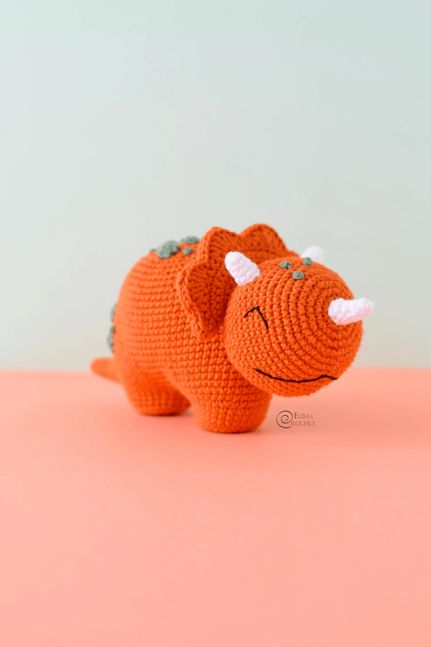 Trevor the Triceratops (Crochet) - Image 2