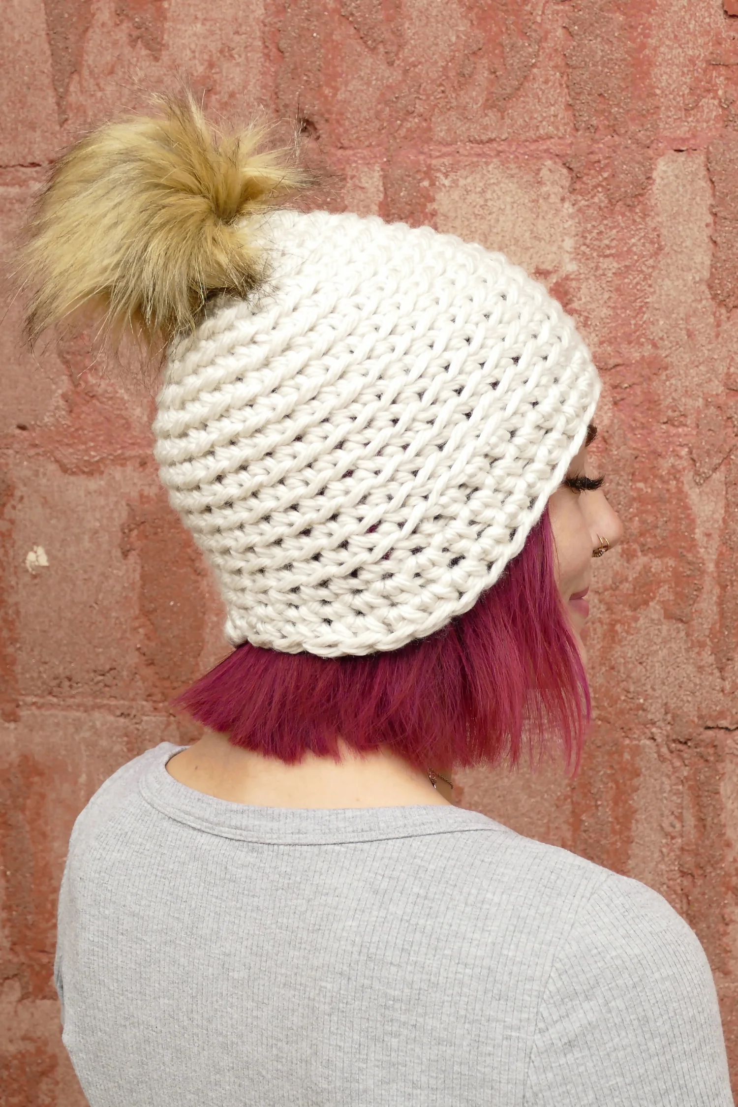 Whispering Pines Beanie (Crochet) - Image 2