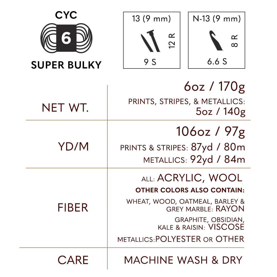 Wool-Ease® Thick & Quick® Super Bulky Acrylic Blend Yarn - Image 233