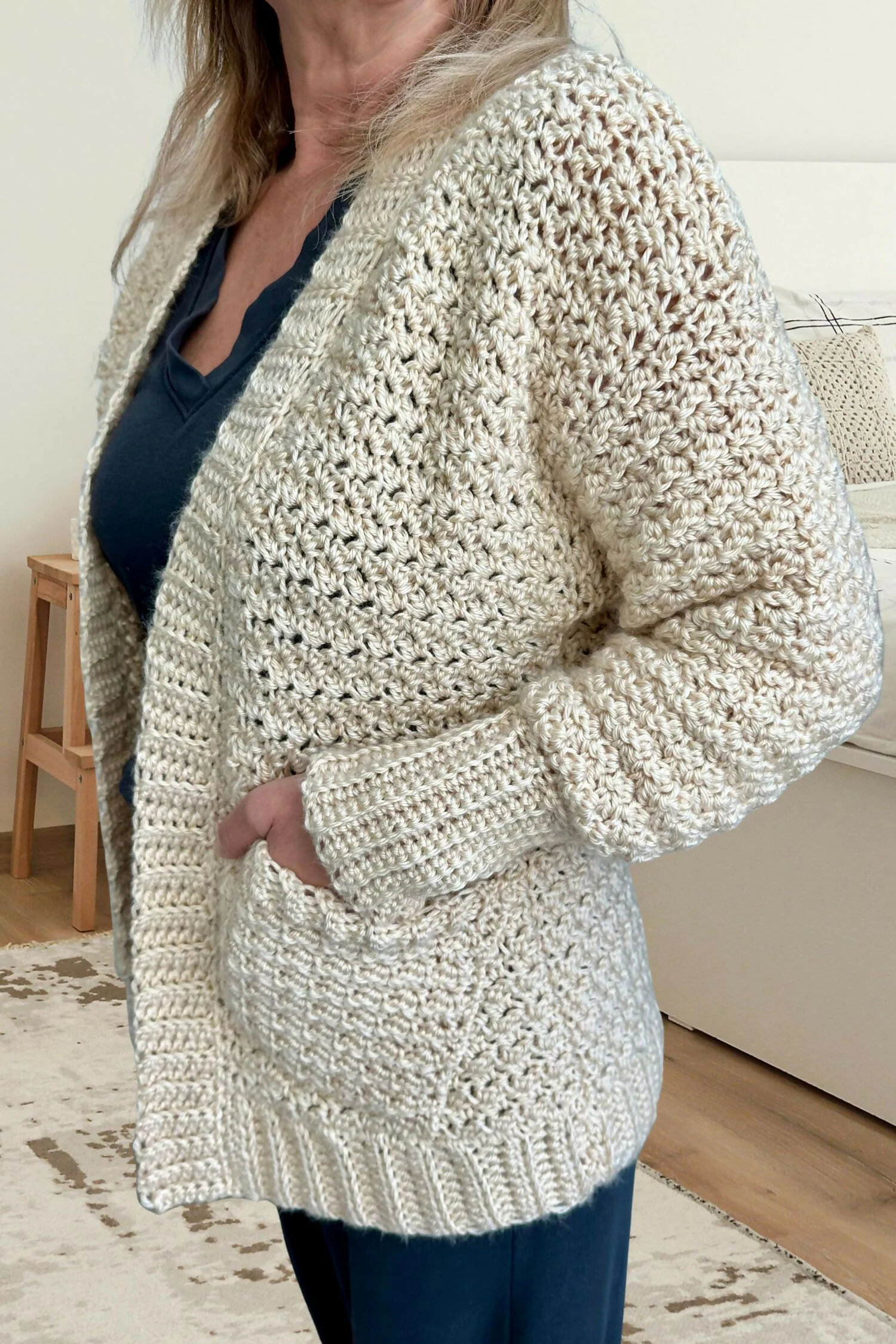 Wrenley Oversized Cardi (Crochet) - Image 3
